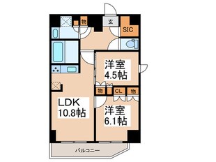 GRAN PASEO本所吾妻橋の物件間取画像